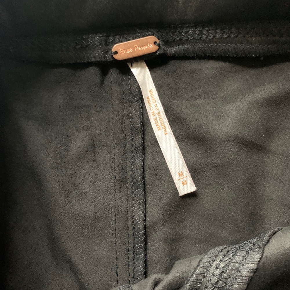 Free People Midnight Vegan Suede Skinny Pant - Picture 4 of 8